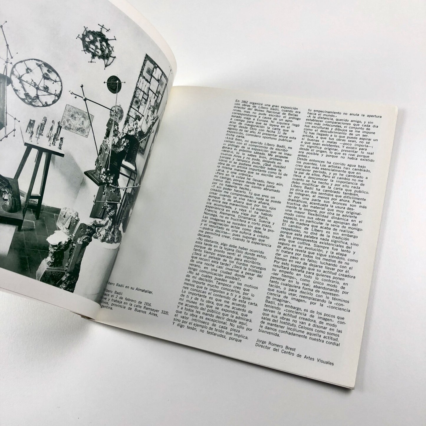 Libero Badii y el espacio 56 | Centro Des Artes Visuales Del Instituto Torcuato | 1968 catalogue