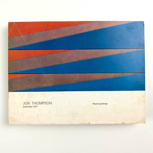 Jon Thompson – Recent Paintings | Rowan Gallery, London, 1967 | Promotional card