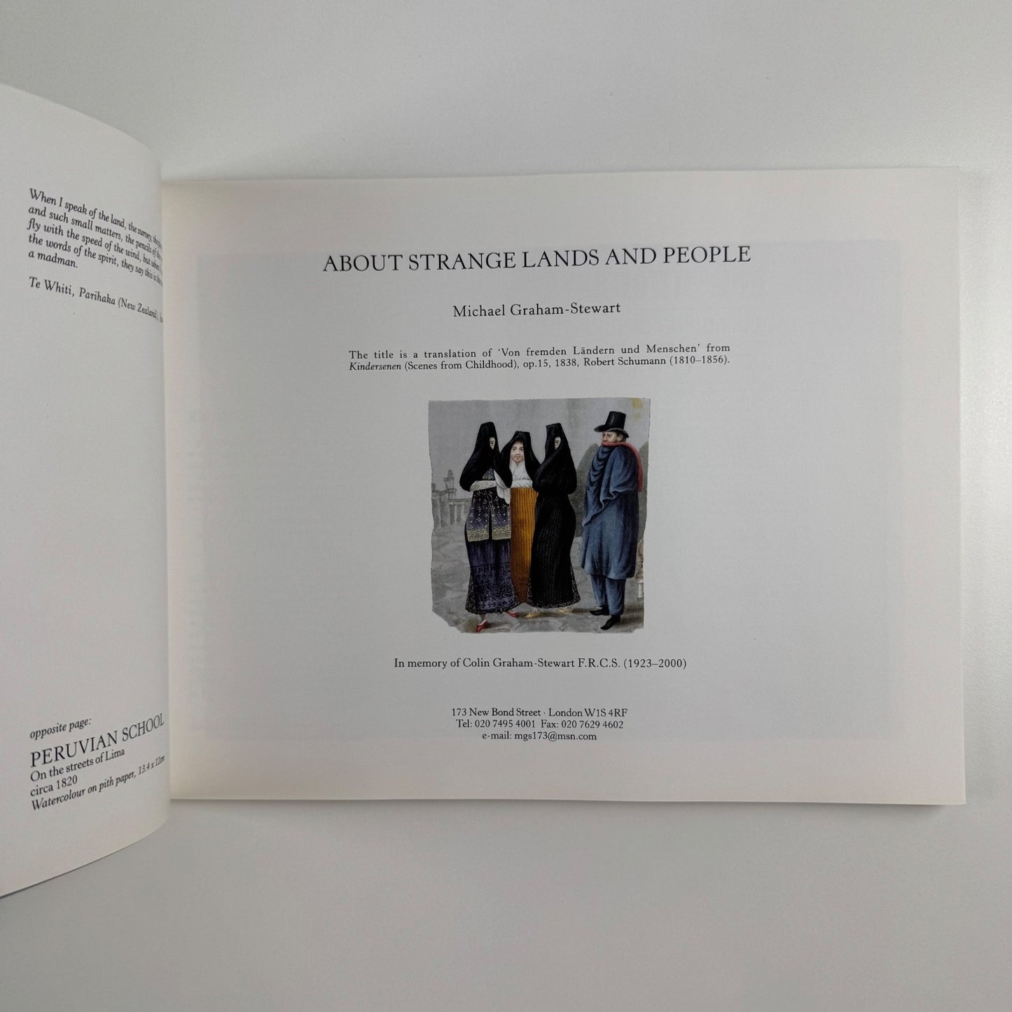 About Strange Lands and People | Michael Graham-Stewart, Bond Street, 2000