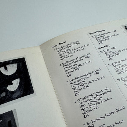 Opening of the Print Department | Marlborough 1965/6 cat.149 design by Gordon House