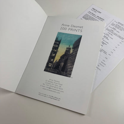 Anne Desmet. 200 Prints and publications April 2009 + price list