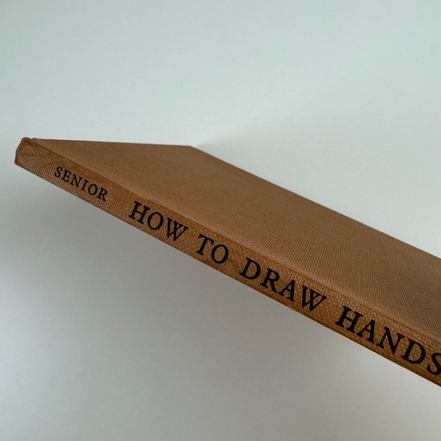 How to draw hands by Oliver Senior | The Studio, 1953 reprint Simon Brett bookplate