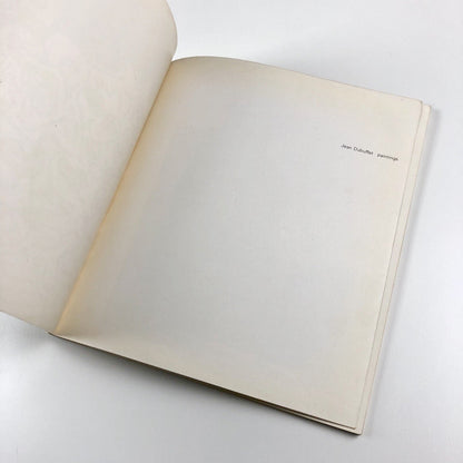 Jean Dubuffet Paintings | Tate Gallery / Arts Council catalogue, 1966