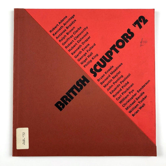 British Sculptors '72 exhibition catalogue | Royal Academy of Arts, 1972