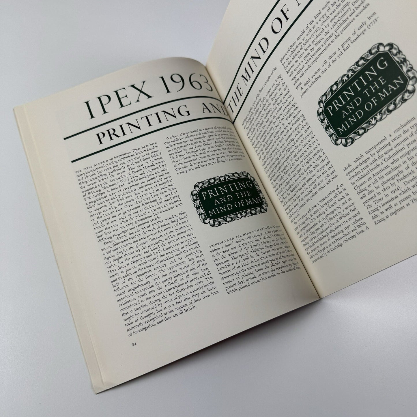 Book Design and Production | Volume 6 No 2 1963 | Thames Publishing Co | Ed. Kenneth day