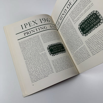 Book Design and Production | Volume 6 No 2 1963 | Thames Publishing Co | Ed. Kenneth day