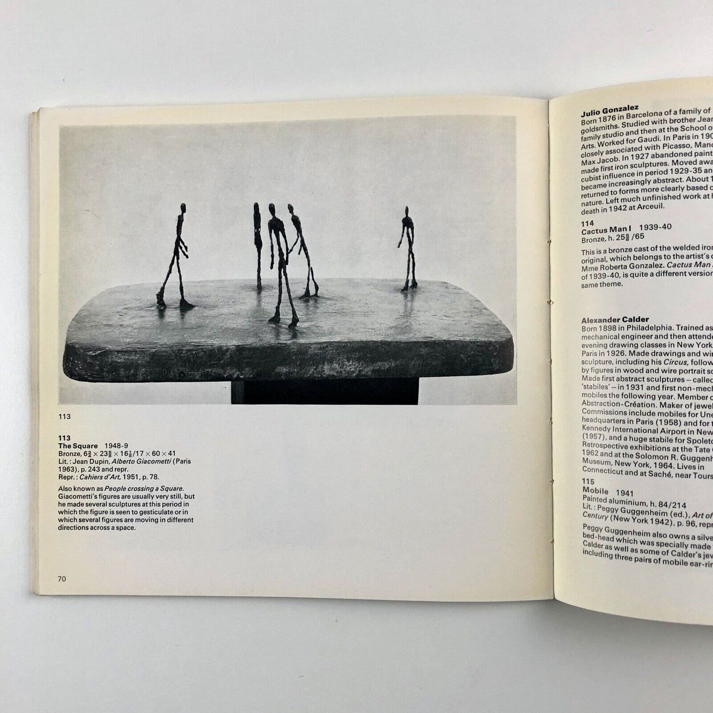 The Peggy Guggenheim Collection | Tate Gallery exhibition catalogue, 1964