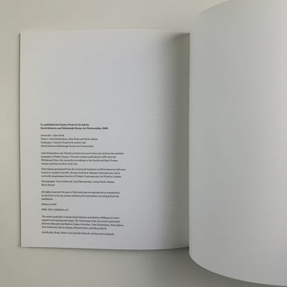 Alex Hoda. Opening up the Inside | Gantry Projects, London, 2009 catalogue