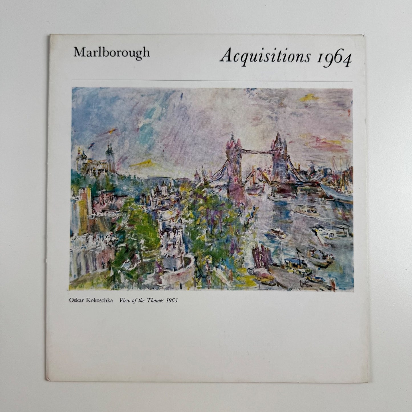 Acquisitions 1964 | Marlborough Fine Art Kokoschka cover