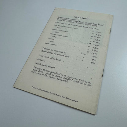 Golden Cockerel British Private Press Books. Chefs-d’oeuvres of Printing for Bibliophiles