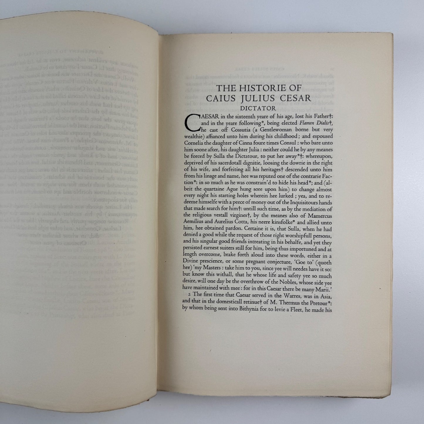 The Historie of Twelve Caesars, Emperors of Rome. Written in Latine by C. Suetonius Tranquillus, and newly translated into English by Philemon Holland | Haslewood Books, Frederick Etchells, 1931