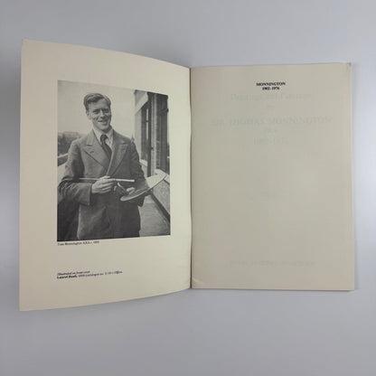 Drawings and Paintings by Sir Thomas Monnington Royal Academy of Arts 1977 catalogue design Gordon House