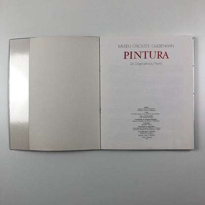 Pintura – Museu Calouse Gulbenkian | 35mm slides in folder with text, 1995