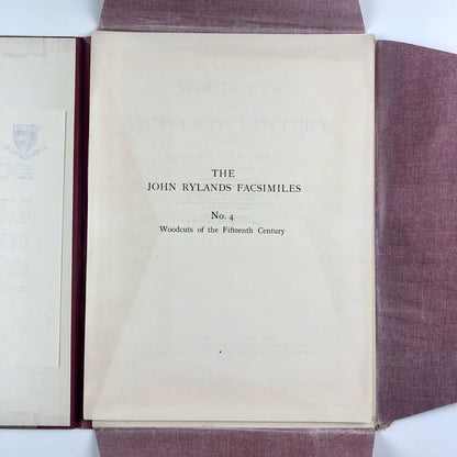 Woodcuts of the Fifteenth Century | John Rylands Library | Campbell Dodgson, 1915