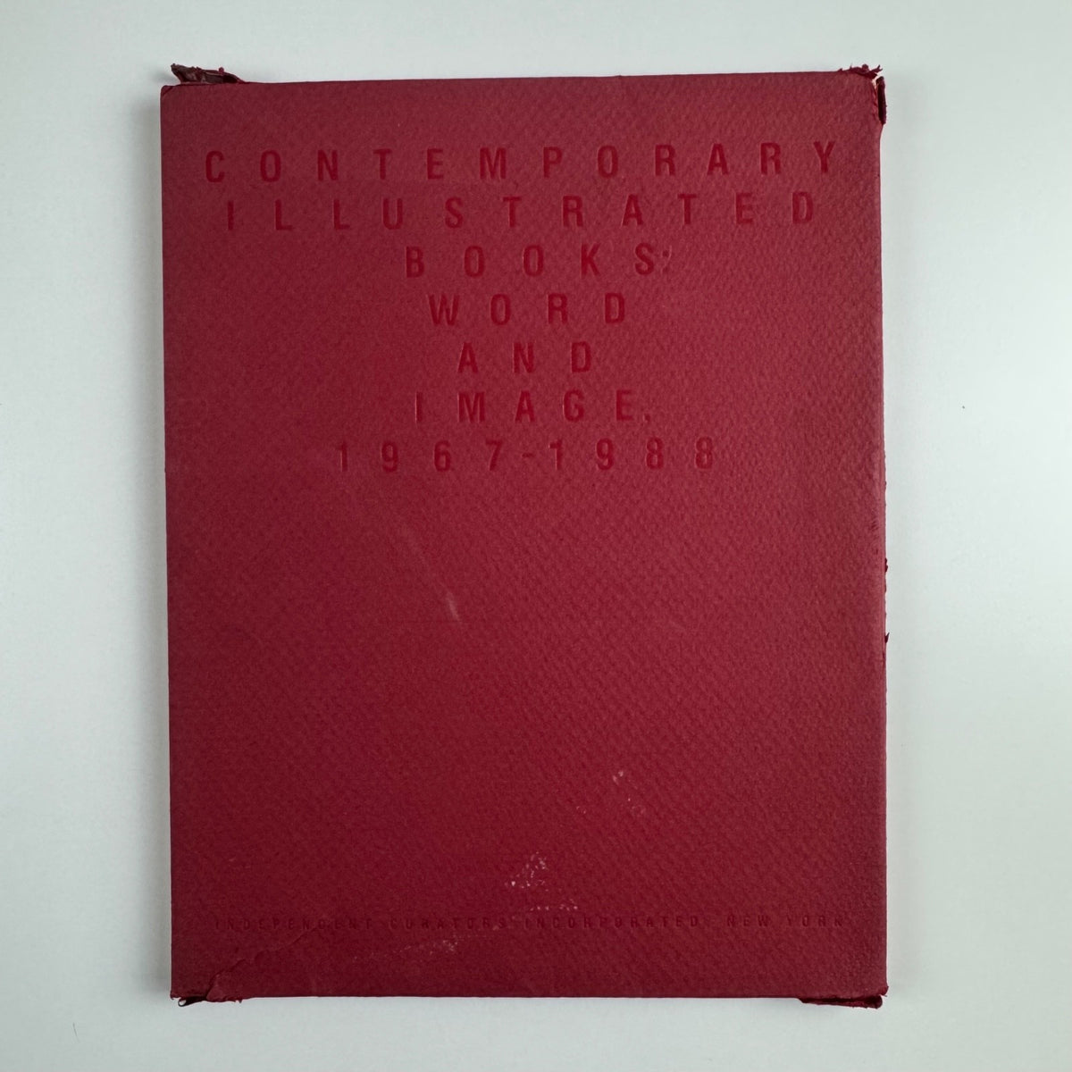 Contemporary illustrated books word and image 1967-1988 Independent Curators Donna Stein