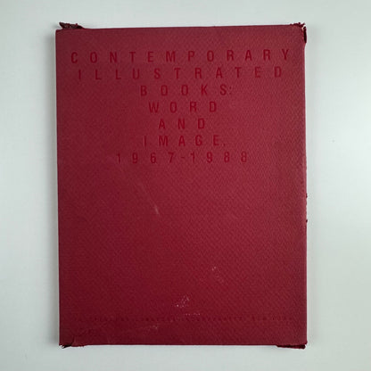 Contemporary illustrated books word and image 1967-1988 Independent Curators Donna Stein
