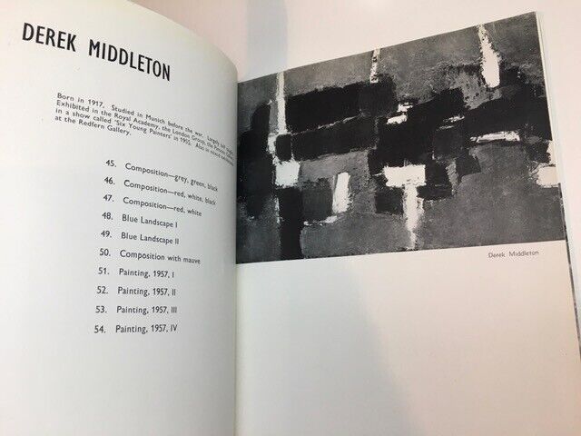 Metavisual, Tachiste, Abstract. Painting in England To-Day | Redfern Gallery, 1957 preface by Denys Sutton