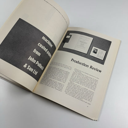 Book Design and Production – Vol 2 No 1 1959 | Printing News Ltd | Editor James Moran
