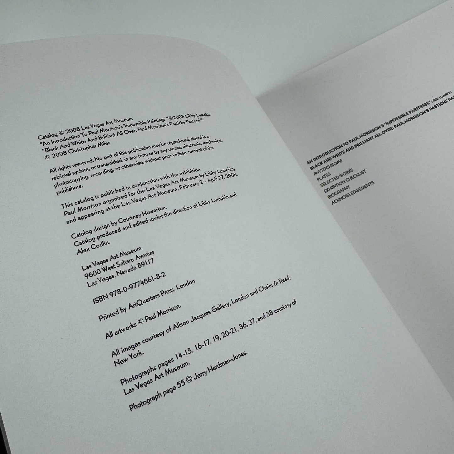 Paul Morrison | Los Angeles Art Museum exhibition catalogue, 2008