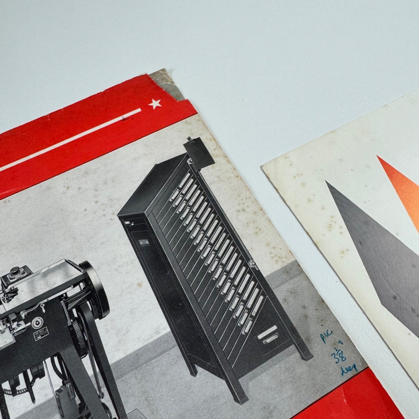 Two leaflets for Ludlow Typograph Company, Chicago Ludlow machinery