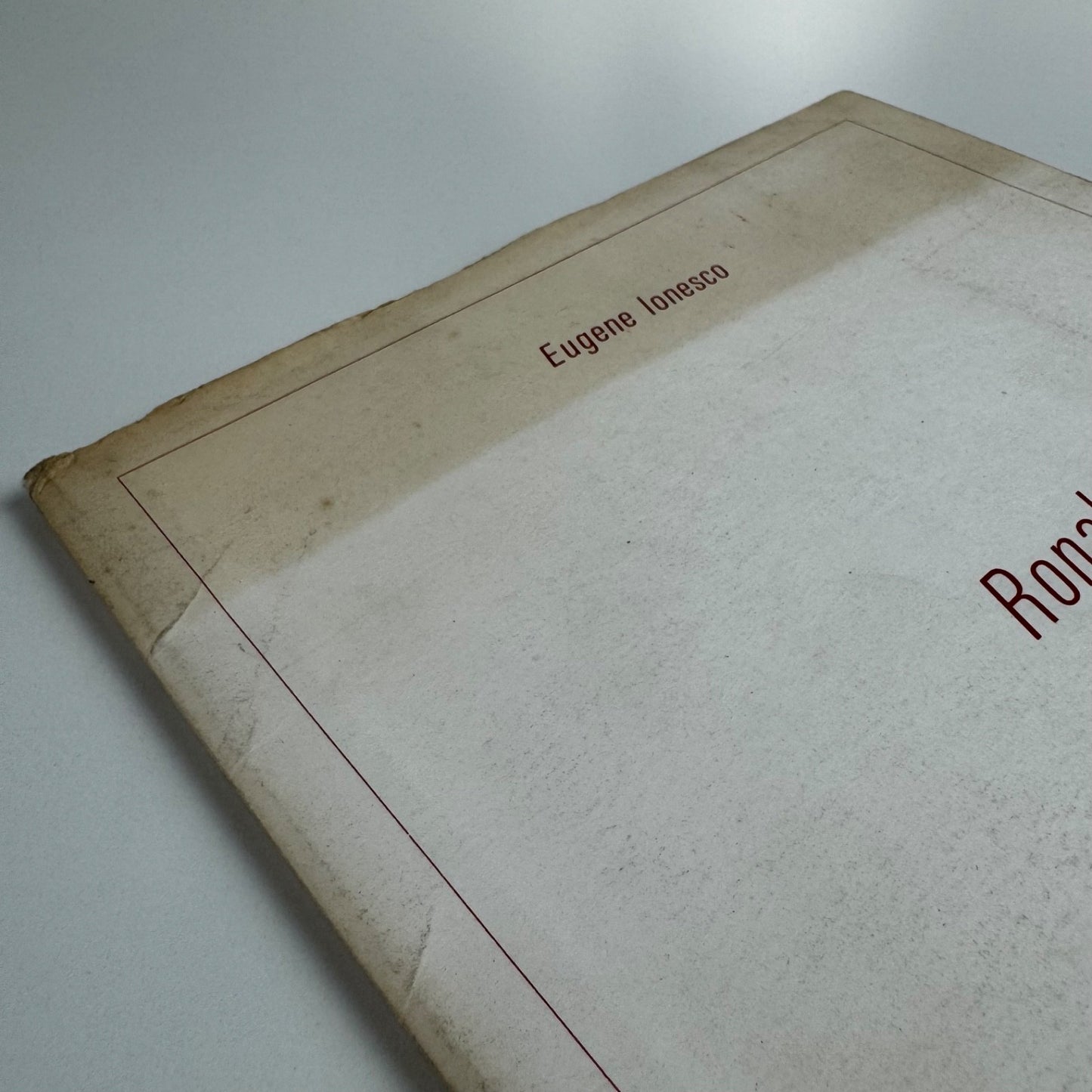 Ronaldo de Juan by Eugene Ionesco | Paul Facchetti, Paris, 1966 limited edition