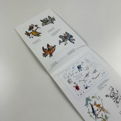 Promotional sheet/private view invite Quentin Blake Chocolate Fudge Banana Cake and Other Delicacies | Chris Beetles Gallery, 2011