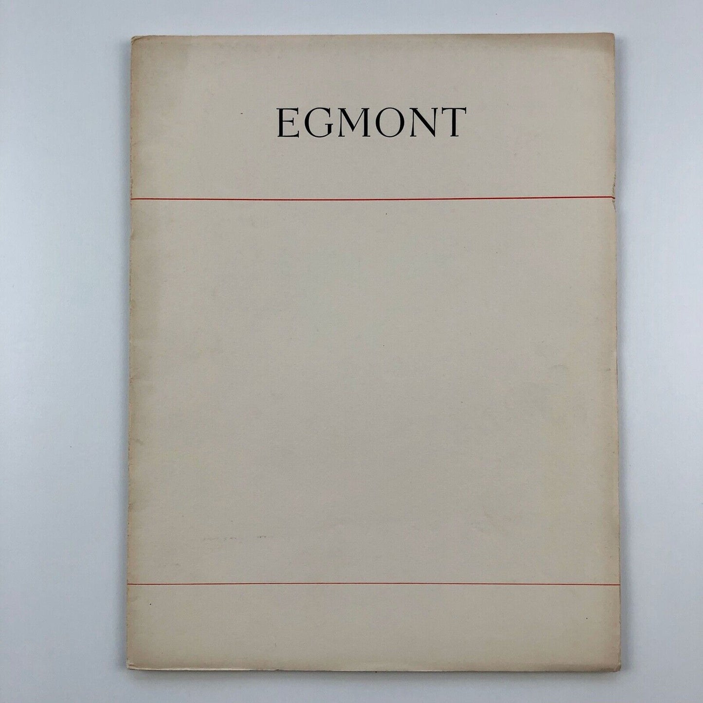 Egmont type specimen booklet | Intertype Corporation, Brooklyn | type design by S.H. de Roos 1936