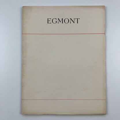 Egmont type specimen booklet | Intertype Corporation, Brooklyn | type design by S.H. de Roos 1936