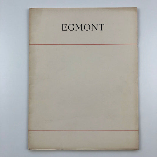 Egmont type specimen booklet | Intertype Corporation, Brooklyn | type design by S.H. de Roos 1936