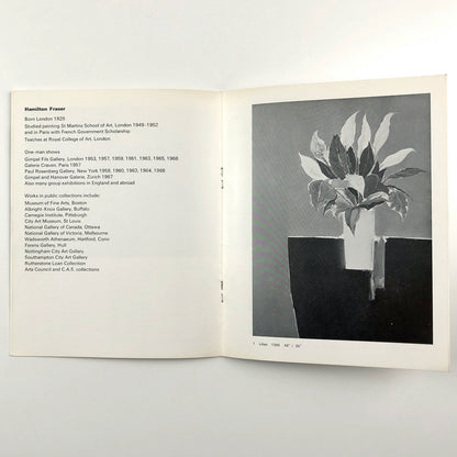 Hamilton Fraser – Recent Paintings | Gimpel Fils exhibition catalogue, 1968