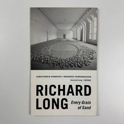 Gallery leaflet Richard Long. Every Grain of Sand | Kunstverein Hannover, undated