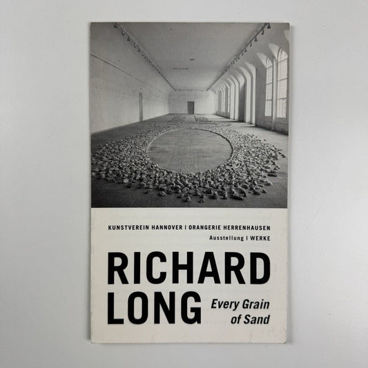Gallery leaflet Richard Long. Every Grain of Sand | Kunstverein Hannover, undated