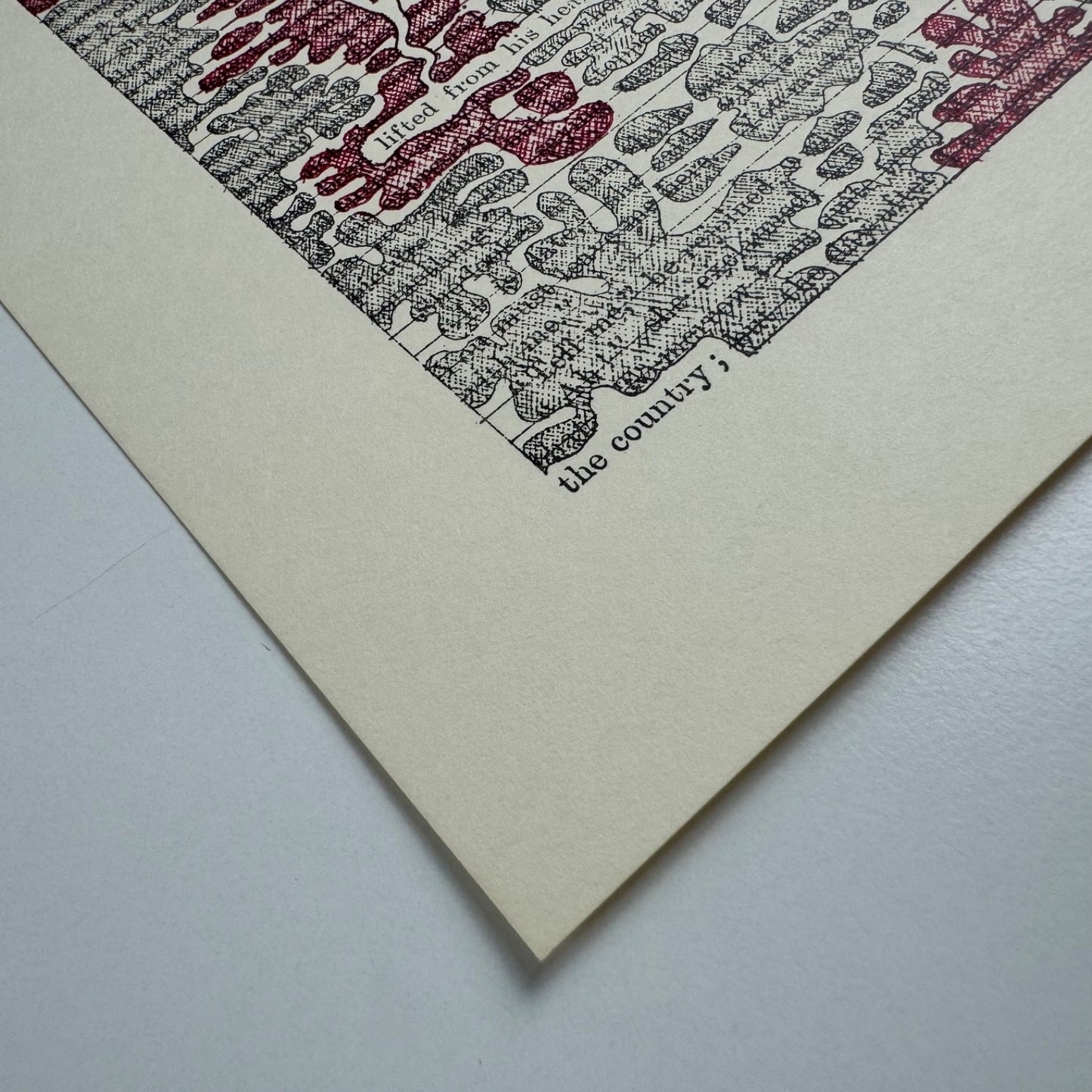 A Humument page 229 'drawing - worn' by Tom Phillips | The Tetrad Press, 1970