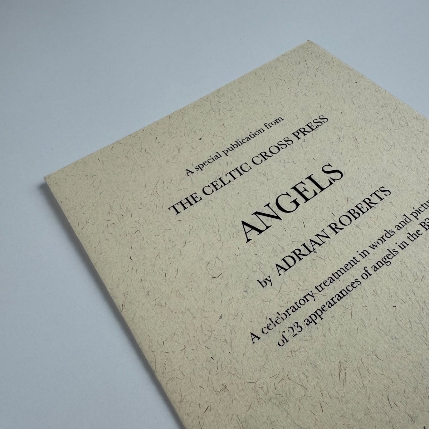 Leaflet Angels by Adrian Roberts The Celtic Cross Press, 1998/9 Pauline Jacobsen