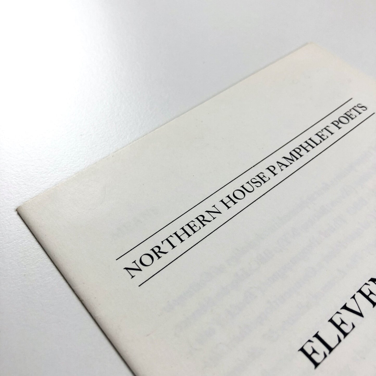 Eleven Poems by Ken Smith | Northern House Pamphlet Poets, 1964