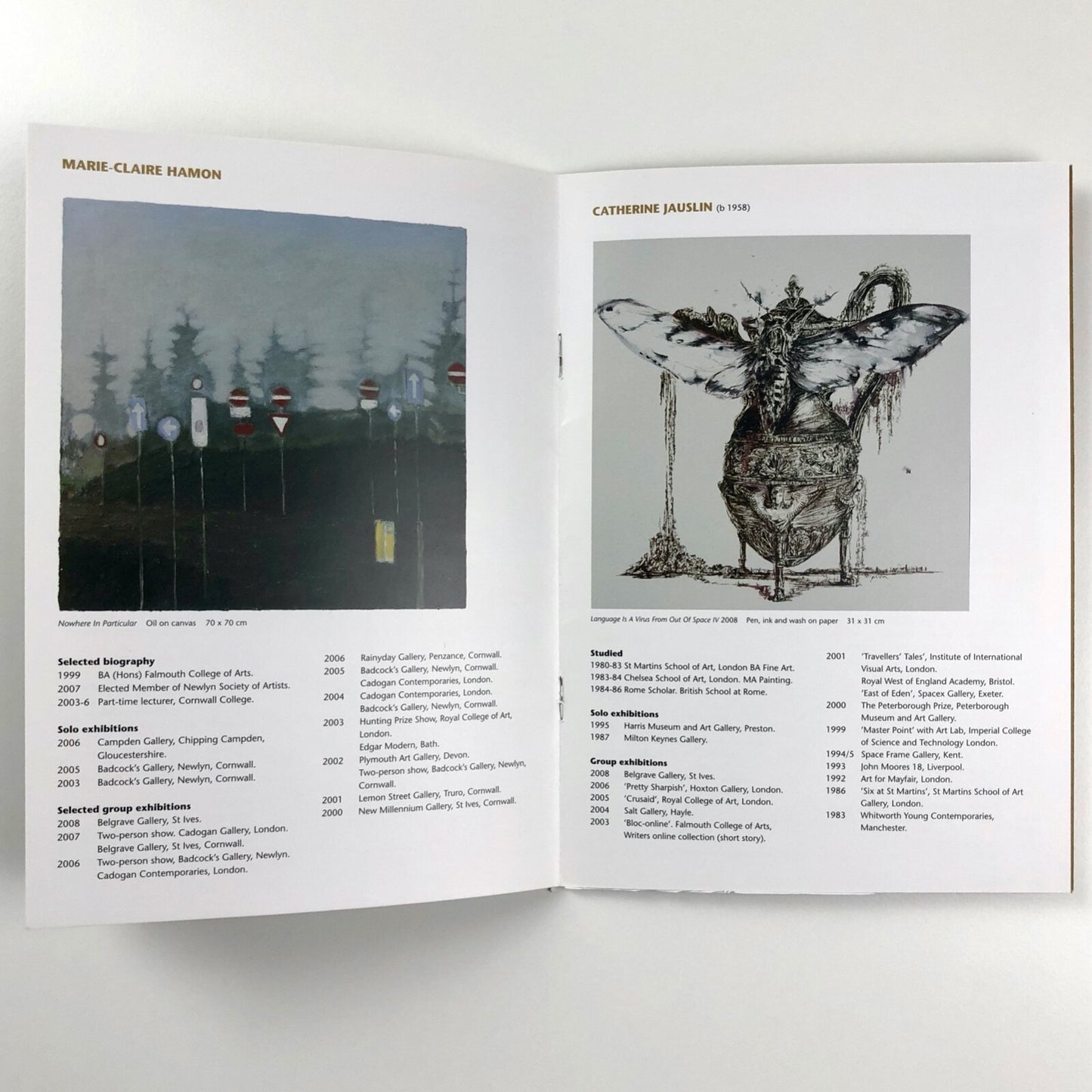 Six of one and half a dozen of the other group exhibition | Belgrave Gallery catalogue, 2008