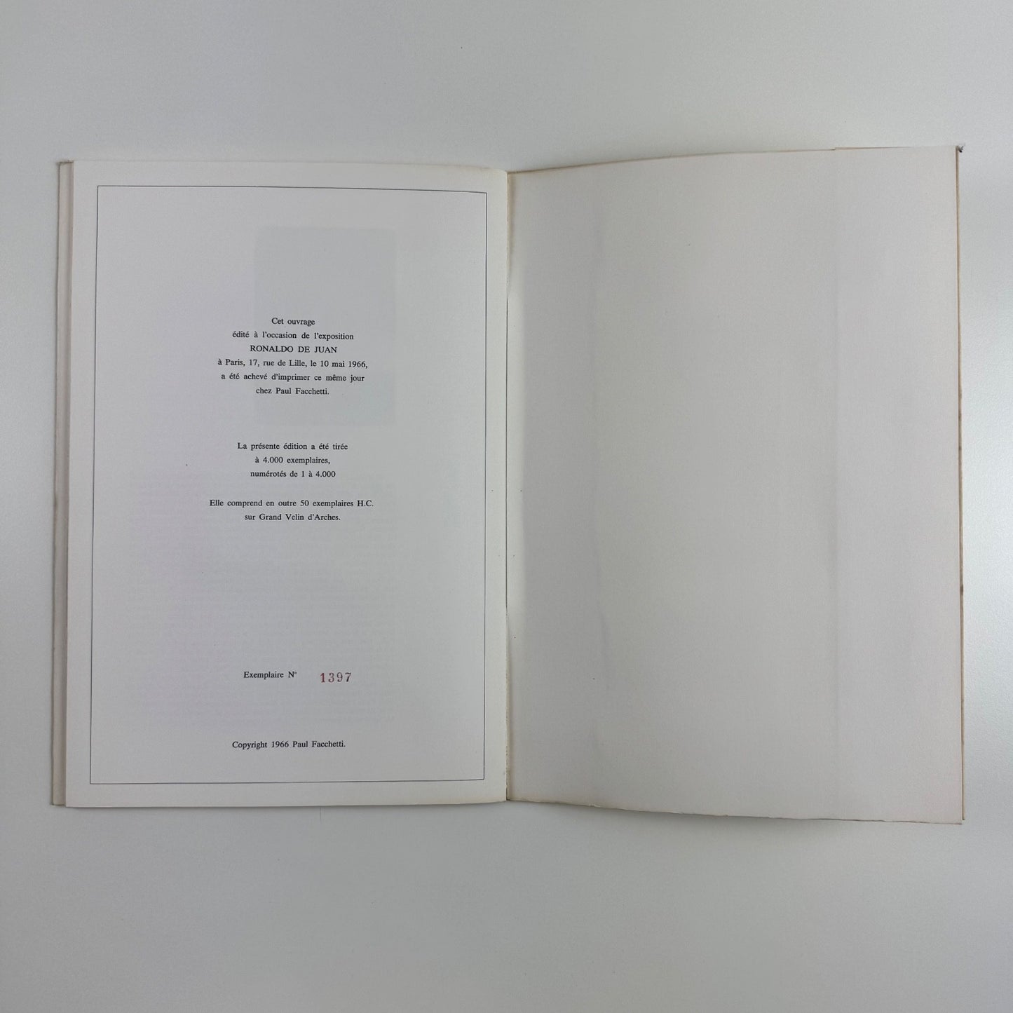 Ronaldo de Juan by Eugene Ionesco | Paul Facchetti, Paris, 1966 limited edition