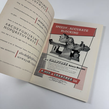 Book Design and Production | Vol 1 No 4 1958/9 | Printing News Ltd | Edited by James Moran
