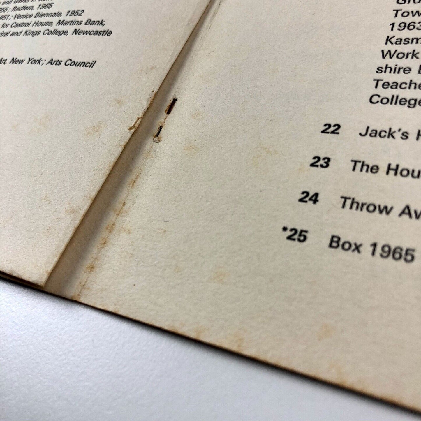 Towards Art II – Sculptors from the Royal College of Art | Exhibition catalogue, 1965