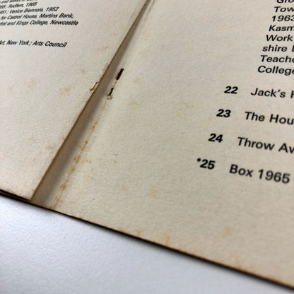 Towards Art II – Sculptors from the Royal College of Art | Exhibition catalogue, 1965