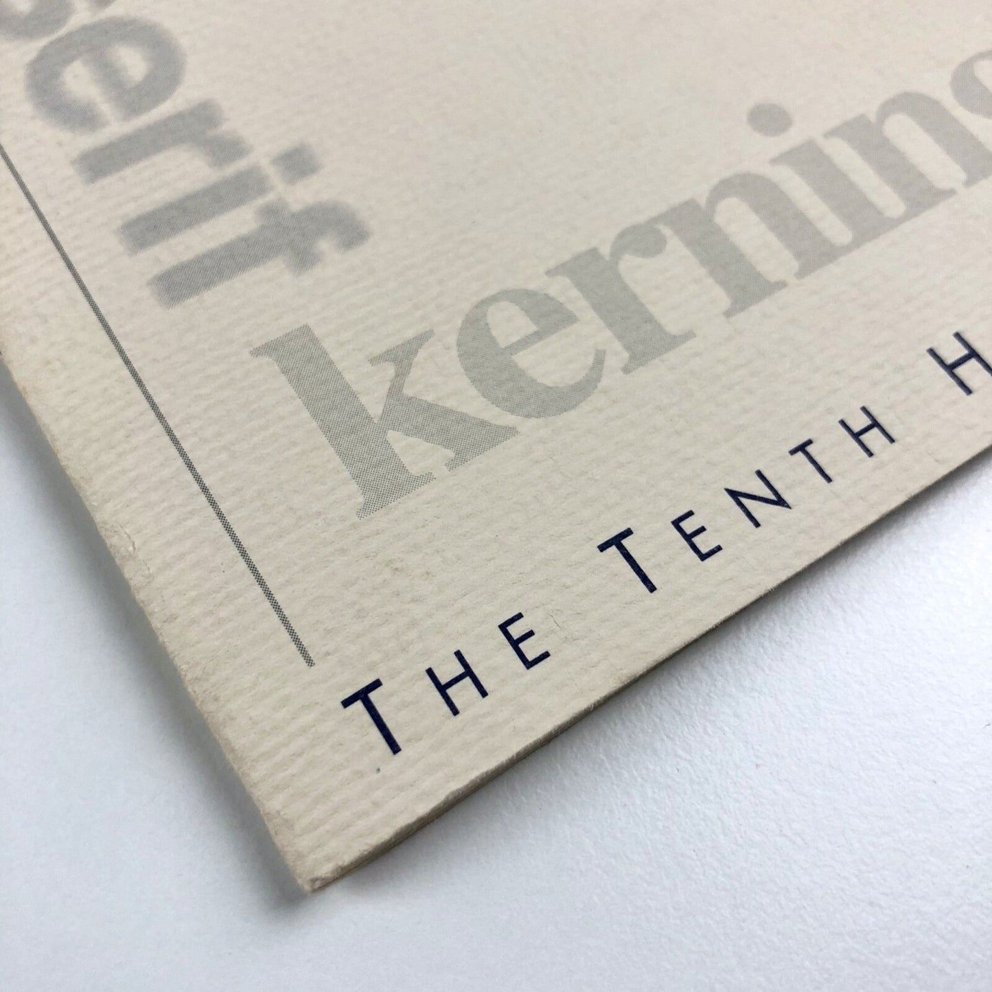 The Future of Typographical Studies by Nicholas Barker | 10th Hanes Lecture 1996