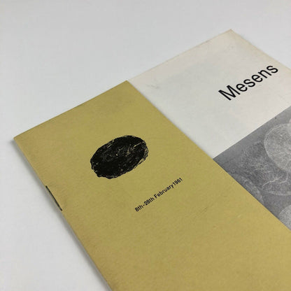 E.L.T. Mesens | Grosvenor Gallery exhibition catalogue | 1961