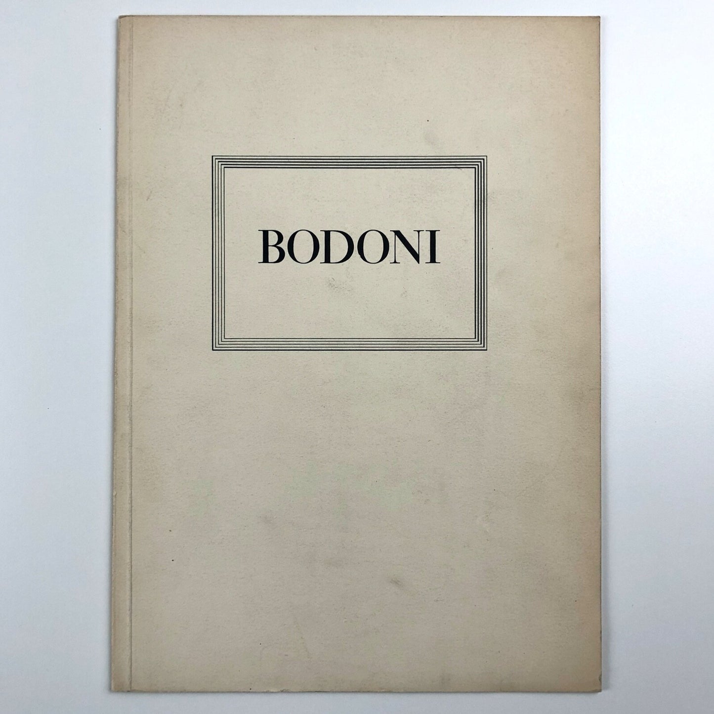 Bodoni Types | Soldans Limited type specimen leaflet, undated