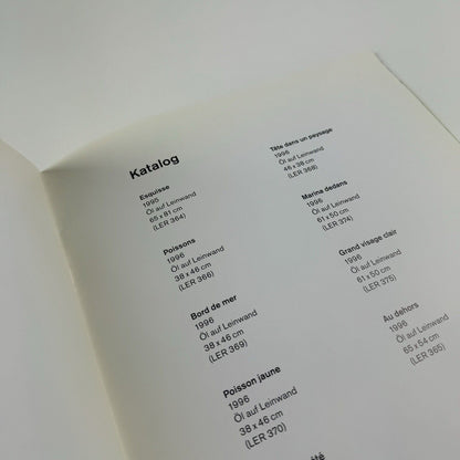 Eugène Leroy. Neue Bilder | Text by Arthur Rimbaud | Michael Werner Cologne, 1996