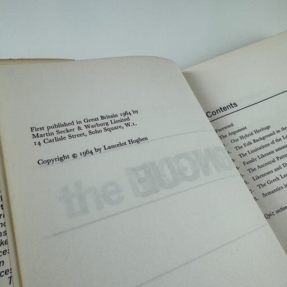 The Mother Tongue in quiz and colour by Lancelot Hogben | Secker & Warburg, 1964
