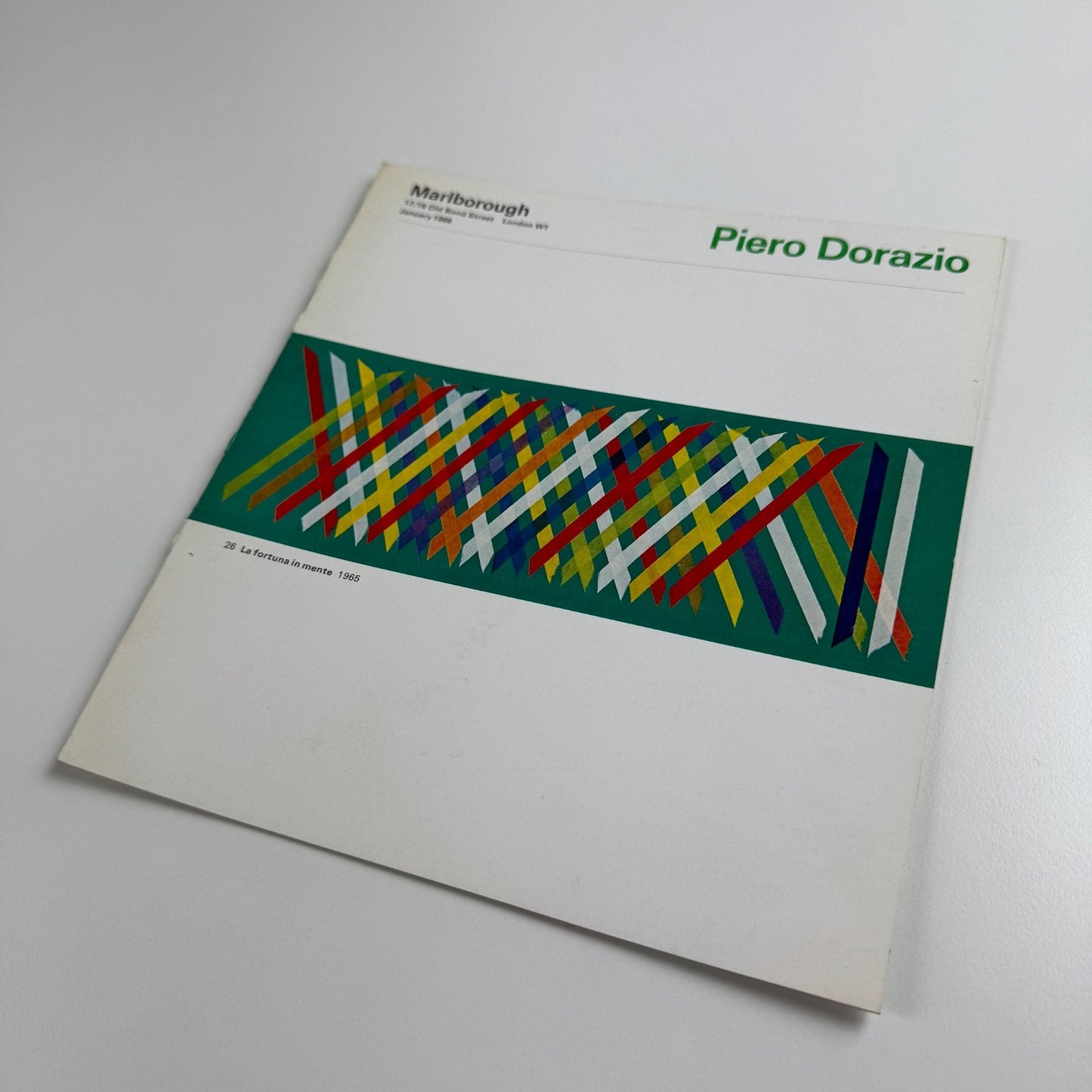 Piero Dorazio | Marlborough Fine Art Jan 1966 design by Gordon House