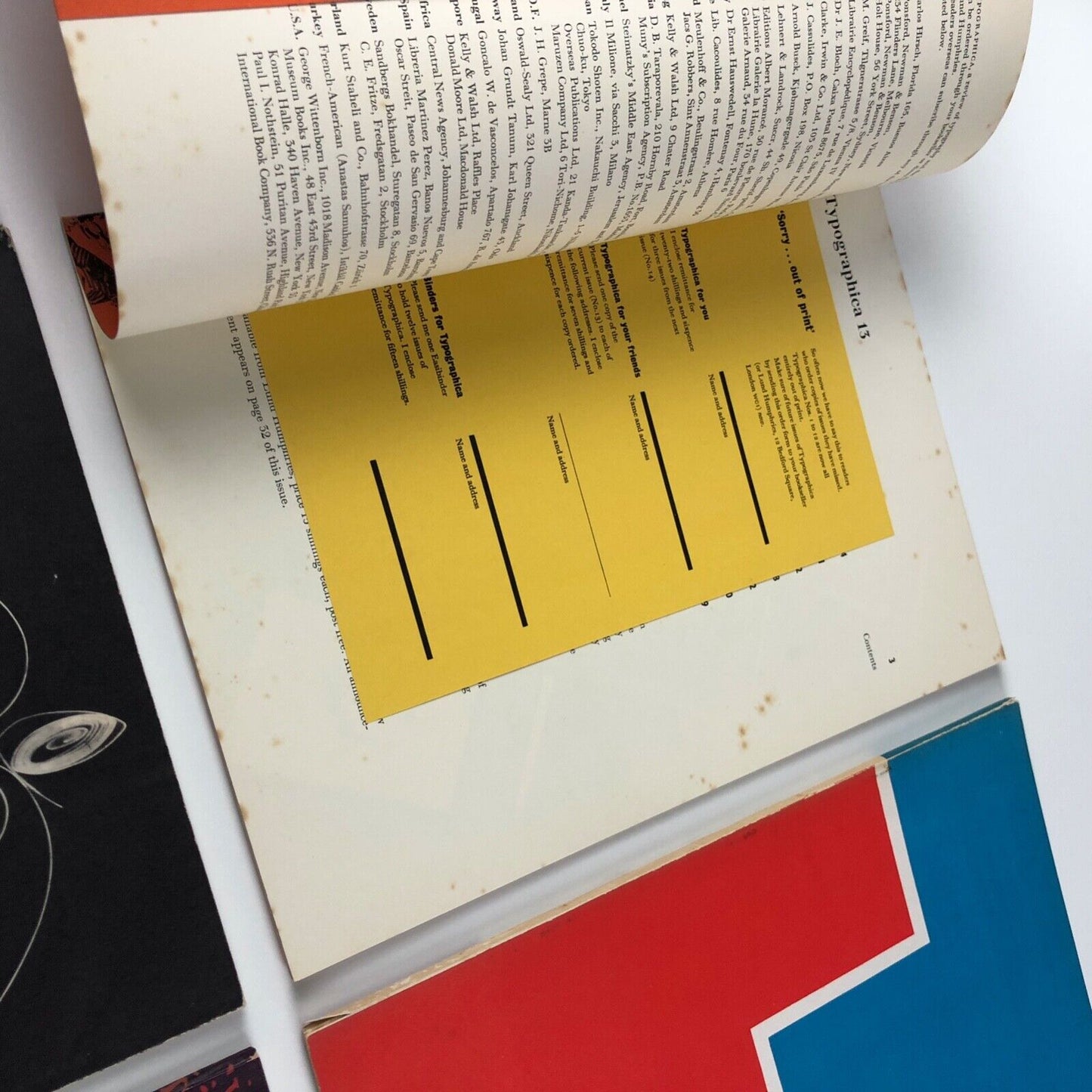 Typographica journal old series 1-16 edited by Herbert Spencer. Lund Humphries