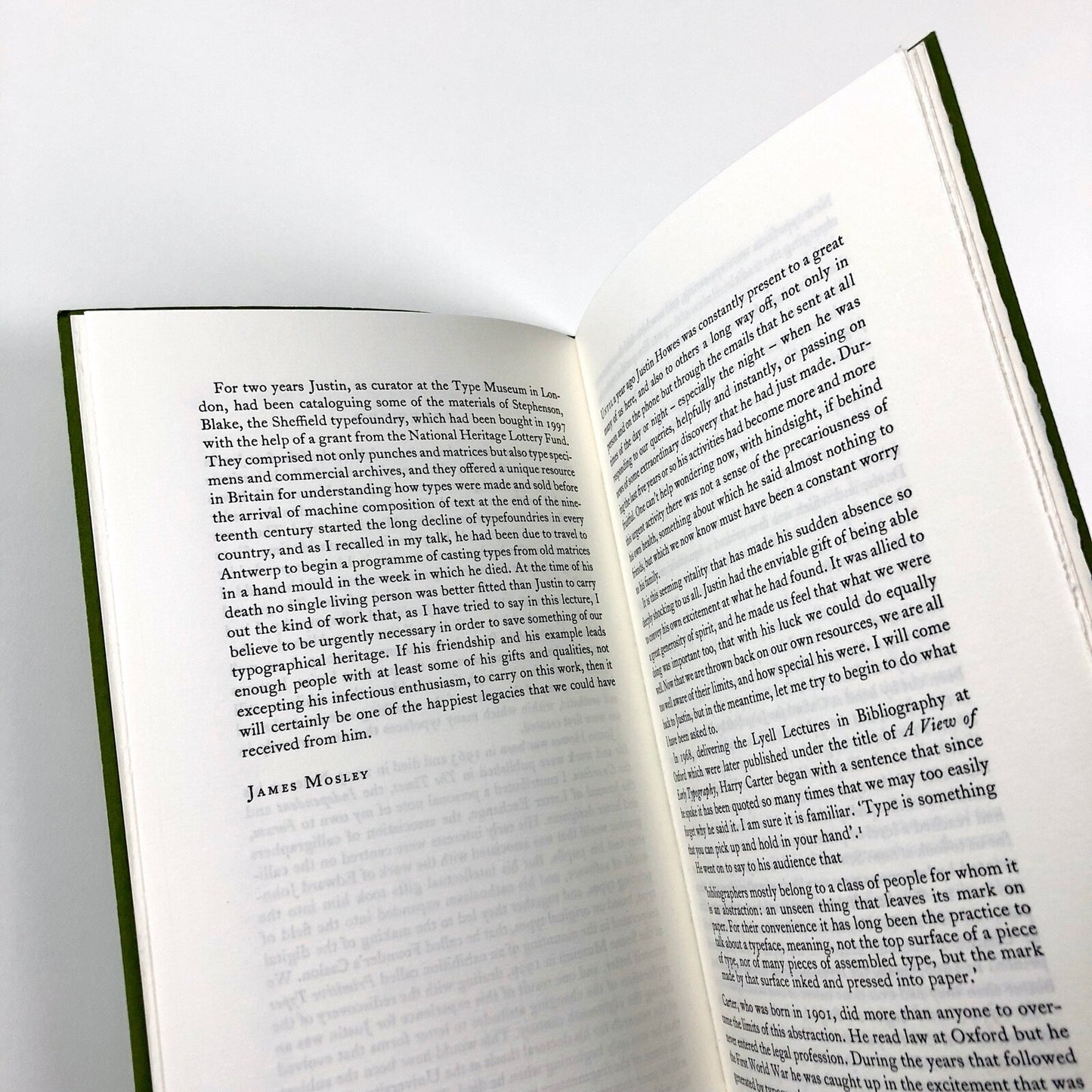 Handmade Type by James Mosley | Incline Press / Justin Howes Memorial Fund, 2007