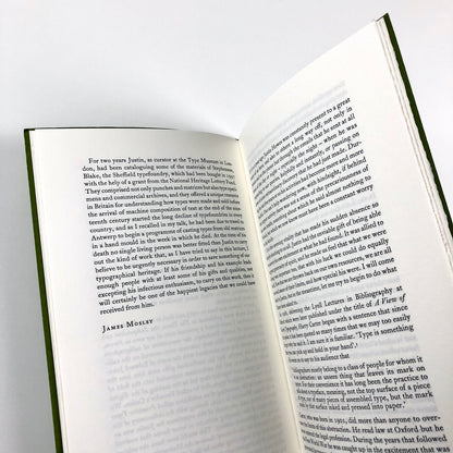 Handmade Type by James Mosley | Incline Press / Justin Howes Memorial Fund, 2007