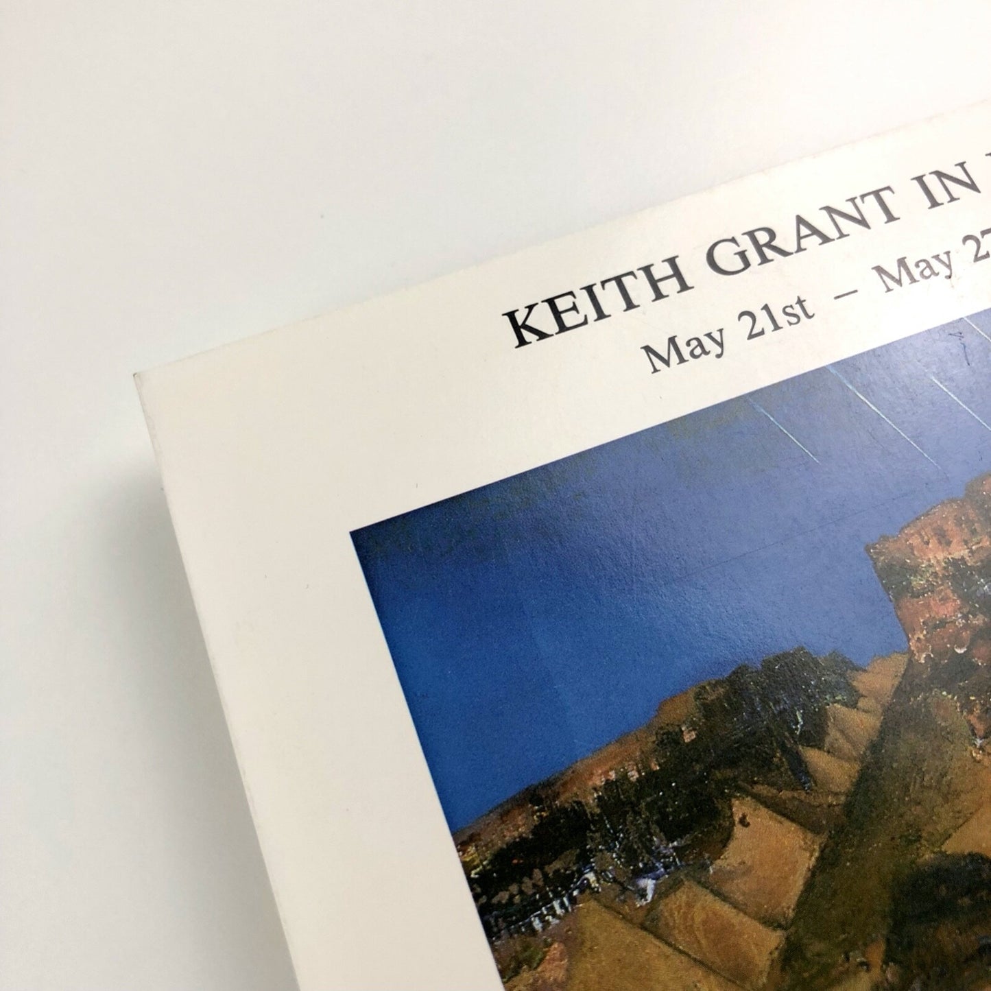 Keith Grant in Israel. Folding card | Cadogan Contemporary 1989